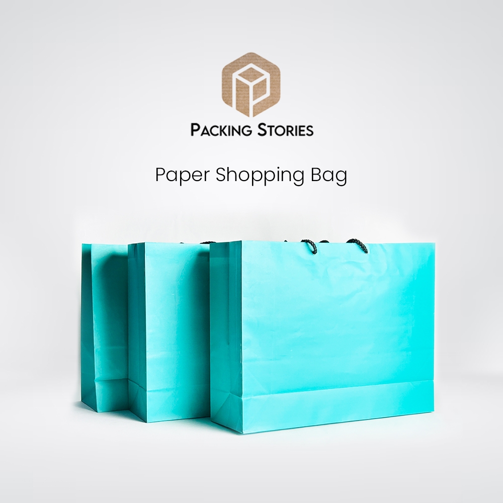 Sea-Green Paper Bag